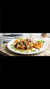FALL OFF THE BONE Curry Goat Recipe | Jamaican Style Curry Goat with Rice & Peas. #currygoat #fyp