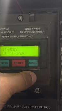 How to clear the history on a e110 fireye relay!! #boiler #mechanic #servicecall #noheat