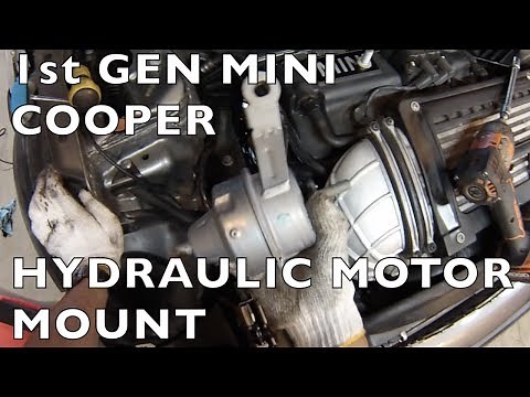 MINI Cooper hydraulic motor mount replacement - R50 R53 R52 2004 2005 2006 2007 2008