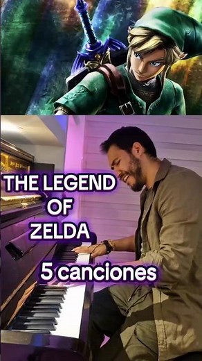 The Legend Of Zelda - 5 Canciones en Piano #thelegendofzelda #zeldapiano