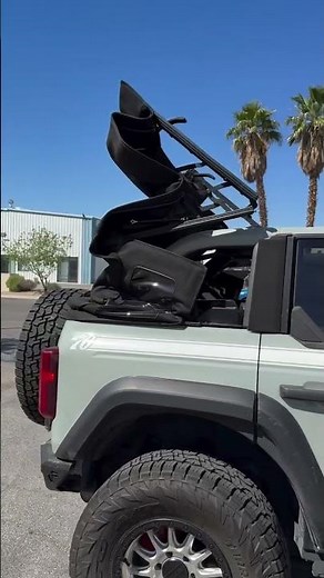 Electric soft top for your Bronco or Jeep.