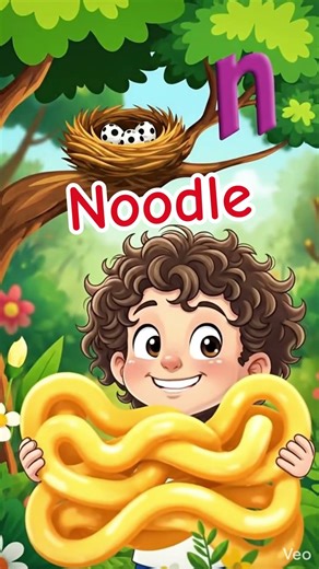 Learn Letter N | ABC Phonics for Toddlers #kids #colorfulletters #learningabcs