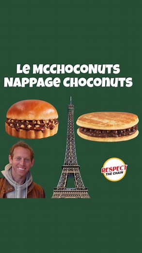 Did you know they are serving Le McPancakes & Le McChocoNuts Nappage Choconuts at the McDonald’s in Paris? #mcpancakes #mcchoconuts #mcdonaldsparis #france #mcdonaldsfrance #mcdonaldsparis #parisfastfood #internationalmenu #mcdonaldsbreakfast #chocolate #parisfrance #parisdessert #desserts #chocolateparis #parisfoodie #parisfoodporn #wheretoeatinparis #respectthechain #ChainFoodies #olympics #mcdonaldsparis | Respect The Chain