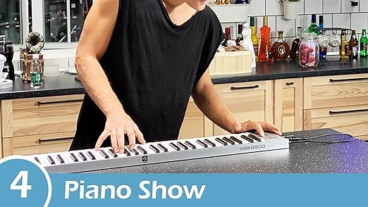 Piano Keyboard for Experienced Player Touch Sensitive Key