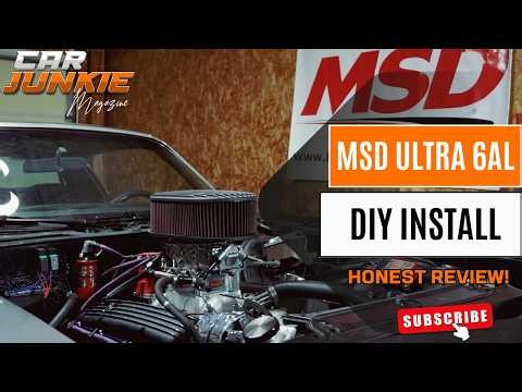MSD Ultra 6AL Ignition Bundle Install on a Built SBC 350 | 1976 Camaro F-Body @MSDPerformanceVideos