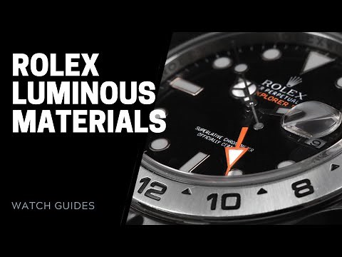 Rolex Watches Lume: Luminova, Super Luminova, Chromalight | SwissWatchExpo
