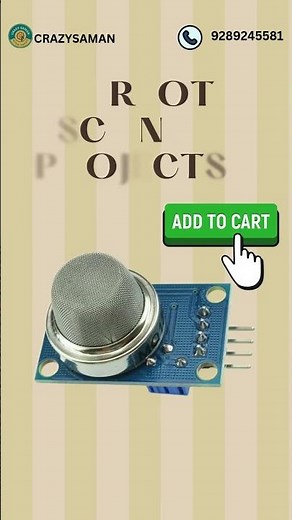 MQ135 Air Quality Sensor Arduino | Hazardous Gas Detection Module #gasdetector #airquality #arduino