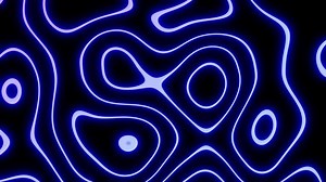 Download Blue Neon Wavy Line Pattern Flowing in Seamless Abstract Loop Animation for free