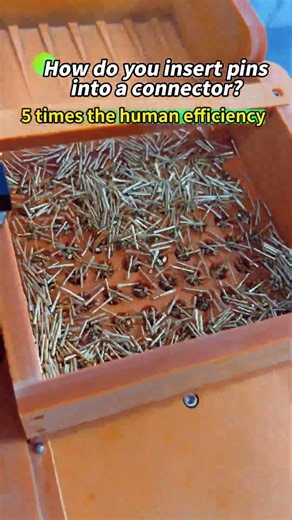 How do you insert pins into a connector