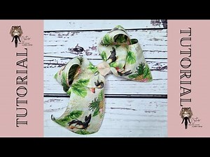 How to make a Jumbo Boutique Bow, Large Boutique Bow with tail, 3" ribbon TTB Twisted Boutique Bow