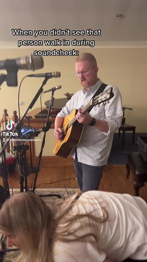 39K views · 734 reactions | Oops. #familyband #churchband #themorrisonsisters #church #worship #songleader #music #musician #churchmusician #bluegrass #soundcheck #miccheck #familyharmony #gospelmusic #christianmusic #southerngospel #southerngospelmusic | The Morrison Sisters | Facebook