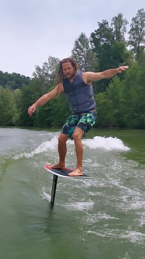 2.4K views · 36 reactions | Feels like riding through deep powder  Thx @heinziwithoutinsta @malibu_axis_europe @ion_international #foil #foilsurfing #malibuboats | Daniel Fetz | Facebook