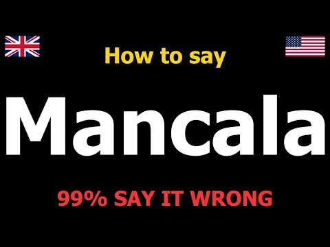 How to PRONOUNCE Mancala (Say it Correctly)