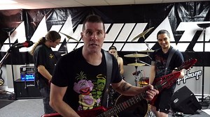 OMG. Annihilator rehearsing and thrashing TRICKS & TRAPS for you! | Annihilator