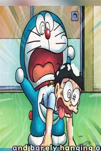Nobita Steals Doraemon’s Pocket! #doraemon #animation #fyp #usa#cartoon