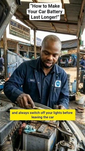 “How to Make Your Car Battery Last Longer!” #cartips