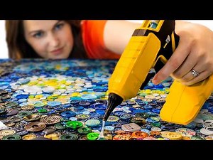 I Made a Giant Starry Night with 10,000 Buttons!