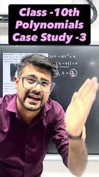 Class 10th polynomial