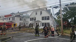 12K views · 235 reactions | 3 alarm Nashua 181/185 /187 West Hollis St. (All addresses are in one structure) Adjacent structure to the left and behind the initial fire building have exterior damage | Infonh | Facebook