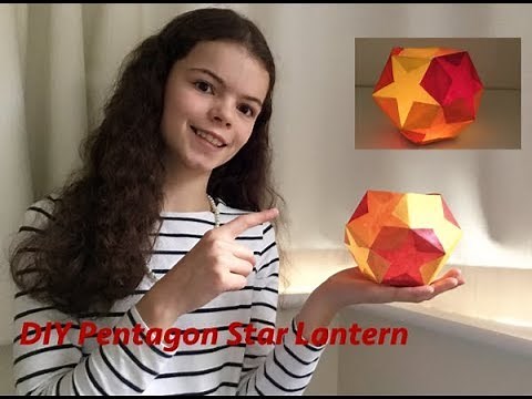 How to Make a DIY Pentagon-Star Paper Lantern