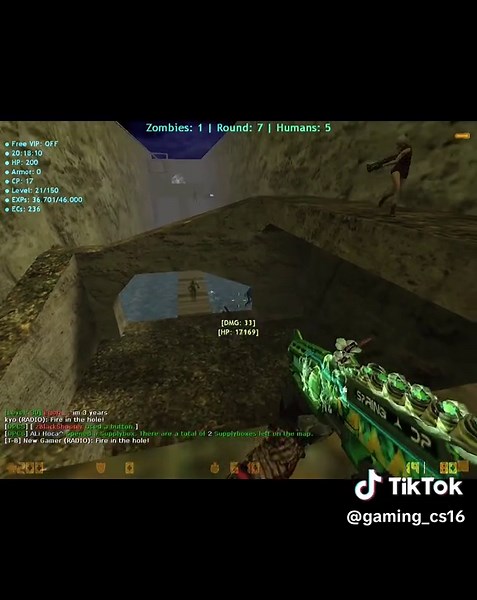 Counter-Strike 1.6 Zombie Escape Mod - UNLIMITED Fun