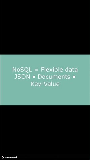 SQL vs NoSQL (Simple Explanation)