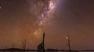 Milky Way galaxy time-lapse shows it traveling through space