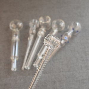 [Hot Item] Double Layers Glass Pyrex Smoking Herbal Oil Spoons