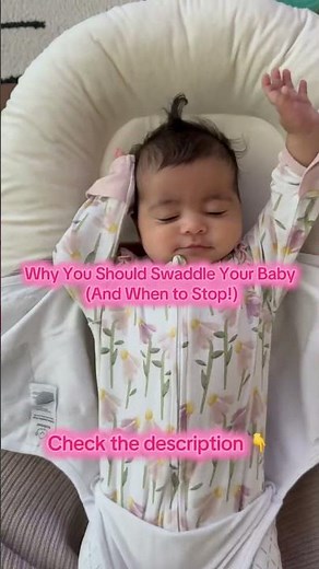 Why swaddling helps newborns sleep better + when to stop. #babystuff #babybonding #babylove #baby