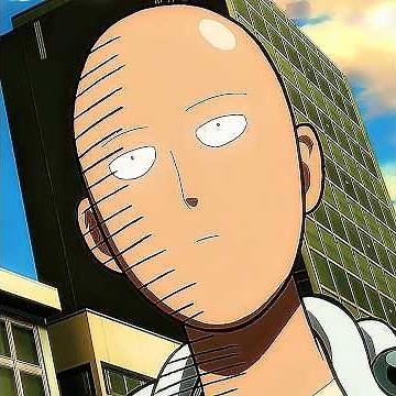 Saitama was punch and destroyed the meteor and save the city (one punch man)