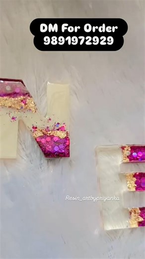 Personalized Resin Alphabet Keychain | Custom Letter Keychain Gift