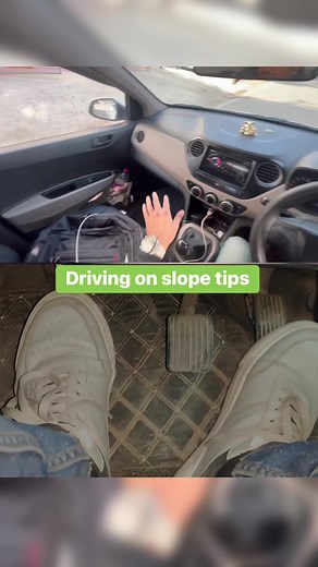 How to drive a car on slope with clutch control.. #DrivingTips #DrivingPerformance #driving #drivinglessons #car #drivinginstructor #clutch #drivingschool #drivingperformance #cars | Drive with Ankit