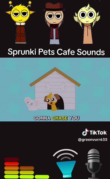 Sprunki Pets Cafe: Fun Sounds for Kids
