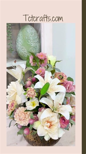 DIY Spring Lily Arrangement I Floral Design for Beginners