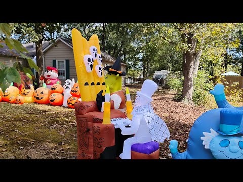 Haunted Mansion Organ Player Inflatable Tis Your Season 2023