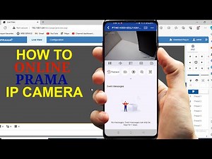 How to Online Prama IP Camera | cctv online in mobile