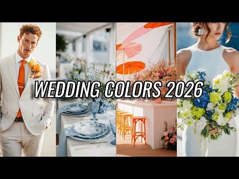 Wedding Colors 2026 | 12 Modern, Bold & Timeless Color Palettes