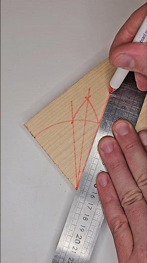 Woodworking tip – how to mark a perfect angle using just a string