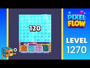 Pixel Flow Level 1270 (Very Hard) Walkthrough Solution