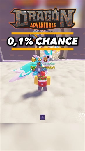 Getting my first ERROR Cosmetic dragon in this Winter Event!