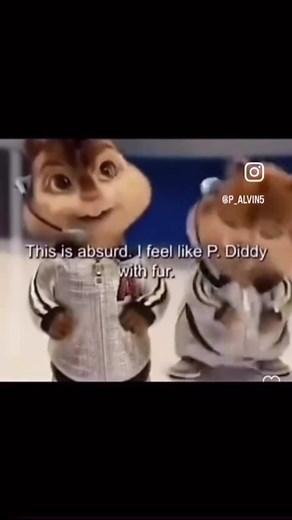 𝙁𝙍𝙀𝘼𝙆𝙔 𝘾𝙃𝙄𝙋𝙈𝙐𝙉𝙆𝙎 on Instagram: "„This is absurd, I feel like P Diddy with fur“ 🐿️🗣️🔥 #diddy #diddyparty #pdiddy #diddykong #diddy50"