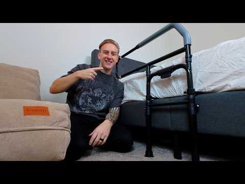 No-Tool Assembly Bed Rail – Setup & Stability Test