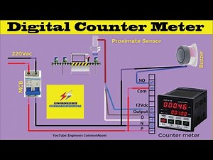 Digital Counter Meter। Engineers CommonRoom । Electrical Circuit Diagram