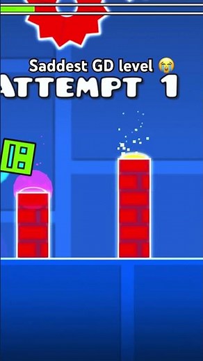 The saddest Geometry Dash level 😭 🥀 #geometrydash