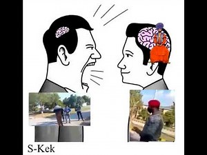 sekooti gaard Small Brain Man Screaming at Big Brain Man meme