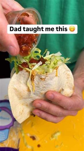 4.6M views · 55K reactions |  Toaster hack makes the perfect taco #tacos #lifehacks #kitchenhacks | Randy & Mandy | Facebook