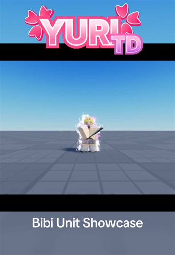 Bibi unit showcase in Roblox Yuri Tower Defense #yuri #iloveamy #madokamagica #greenyuri #roblox