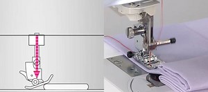 With the Automatic Height Adjuster™ AHA® feature from Brother, it's SEW easy to create smooth, even stitches every time. | Brother Sews