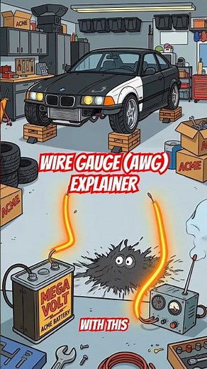 Wire Gauge and why AWG size matters. Brief explanation - #electricity #wire