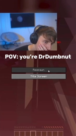 Stupid Dumbnut #fyp #shorts #edit #minecraft #trending #gaming #pov #drdonut
